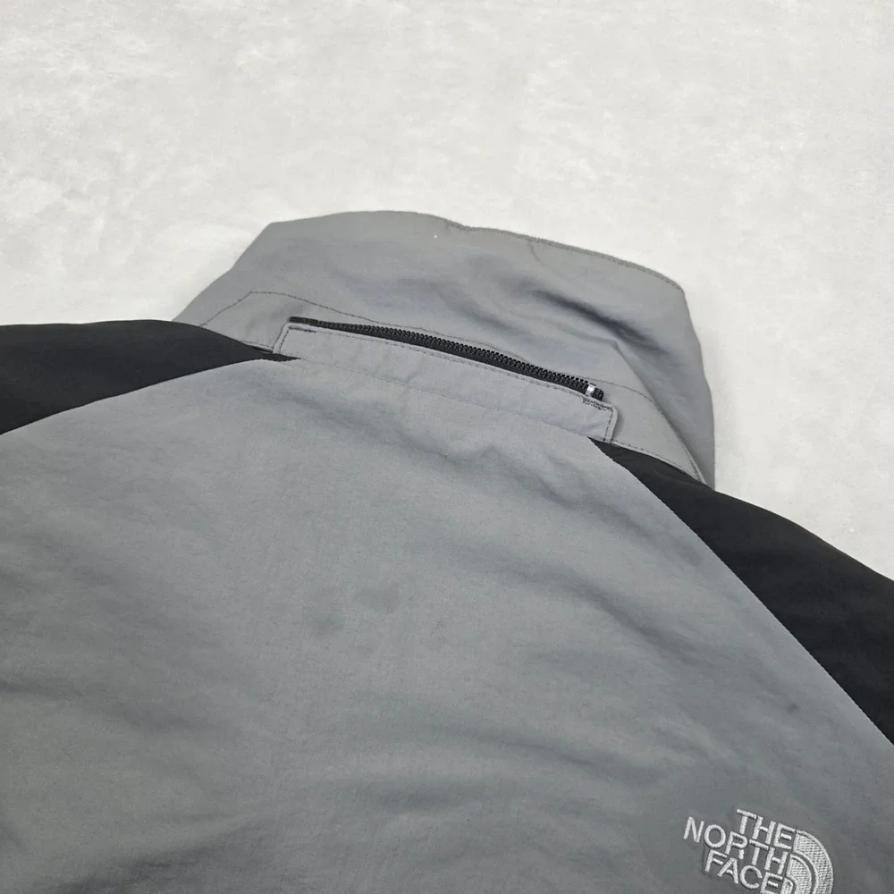 The North Face‎ HyVent Jacket Mens XL Gray Black Insulated Ski Snow Nylon